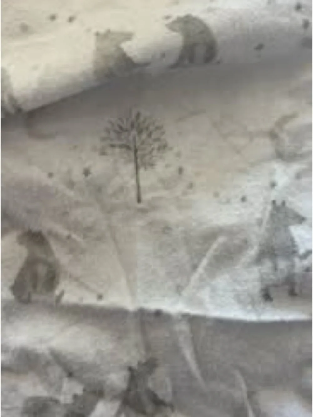 PB Baby organic flannel crib fitted sheets.  Bears, forest, constellation print